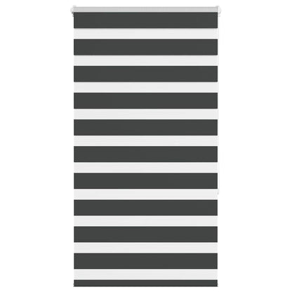 Zebra Blind Black 90x150 cm Fabric Width 85.9 cm Polyester