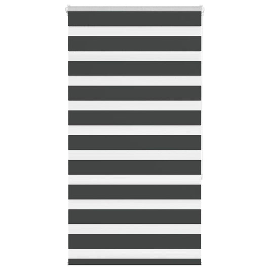 Zebra Blind Black 90x150 cm Fabric Width 85.9 cm Polyester