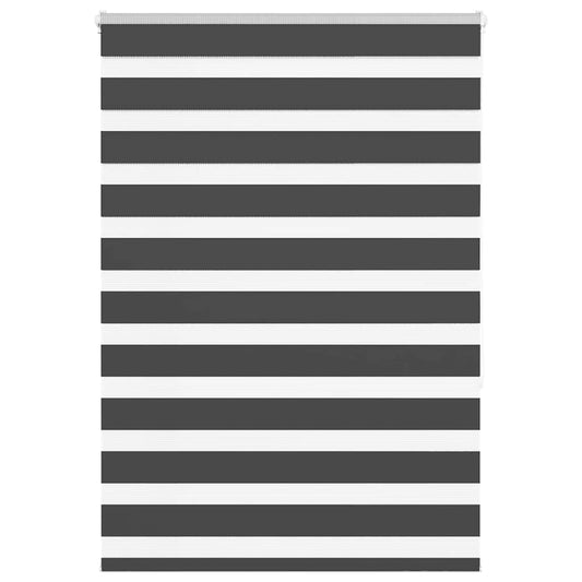 Zebra Blind Black 105x150 cm Fabric Width 100.9 cm Polyester