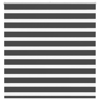 Zebra Blind Black 145x150 cm Fabric Width 140.9 cm Polyester