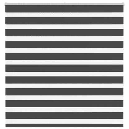 Zebra Blind Black 150x150 cm Fabric Width 145.9 cm Polyester