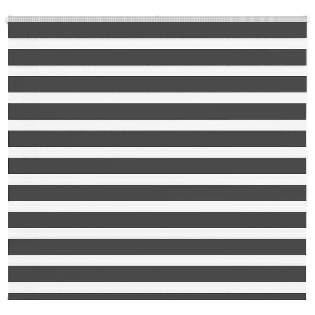 Zebra Blind Black 160x150 cm Fabric Width 155.9 cm Polyester