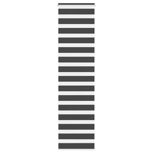 Zebra Blind Black 55x200 cm Fabric Width 50.9 cm Polyester