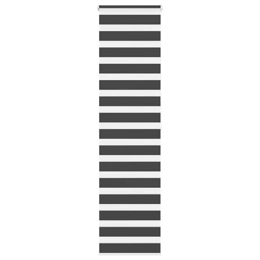 Zebra Blind Black 65x200 cm Fabric Width 60.9 cm Polyester