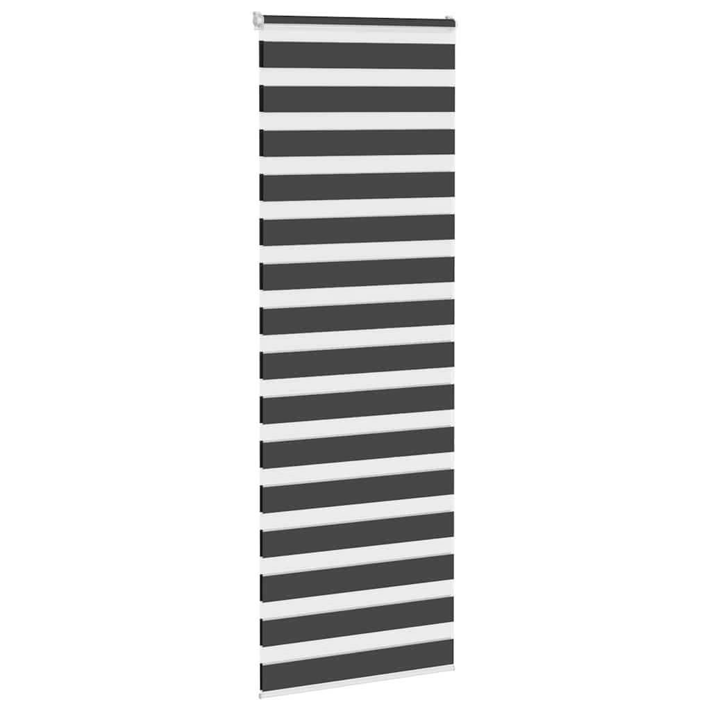 Zebra Blind Black 70x200 cm Fabric Width 65.9 cm Polyester