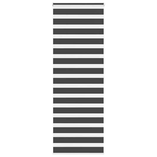 Zebra Blind Black 80x200 cm Fabric Width 75.9 cm Polyester