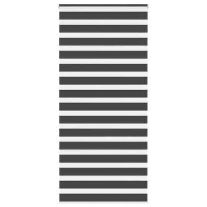 Zebra Blind Black 100x200 cm Fabric Width 95.9 cm Polyester