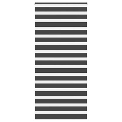 Zebra Blind Black 110x200 cm Fabric Width 105.9 cm Polyester