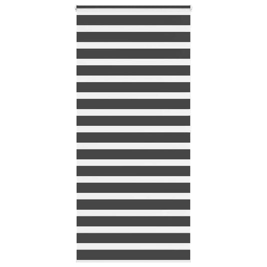 Zebra Blind Black 110x200 cm Fabric Width 105.9 cm Polyester