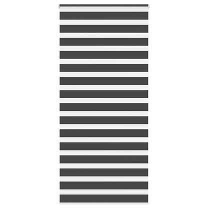 Zebra Blind Black 115x200 cm Fabric Width 110.9 cm Polyester