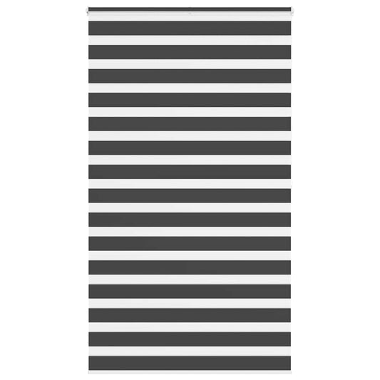 Zebra Blind Black 120x200 cm Fabric Width 115.9 cm Polyester