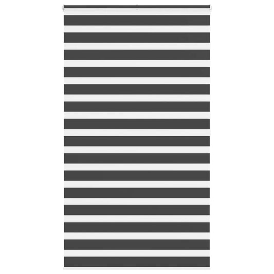 Zebra Blind Black 130x200 cm Fabric Width 125.9 cm Polyester