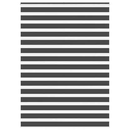 Zebra Blind Black 155x200 cm Fabric Width 150.9 cm Polyester