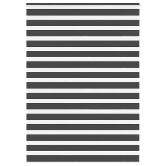 Zebra Blind Black 165x200 cm Fabric Width 160.9 cm Polyester