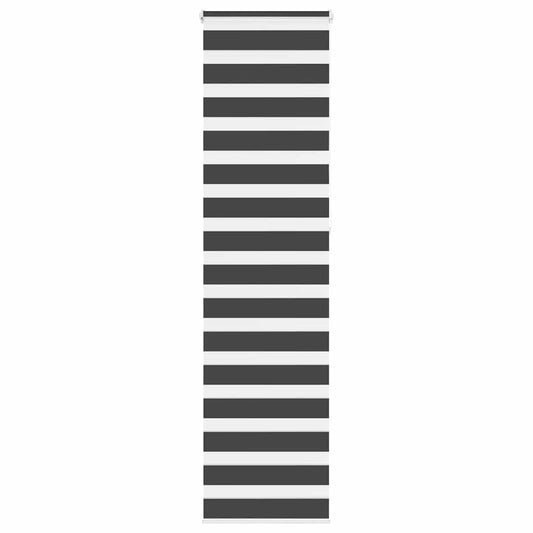 Zebra Blind Black 55x230 cm Fabric Width 50.9 cm Polyester