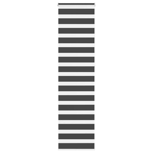Zebra Blind Black 60x230 cm Fabric Width 55.9 cm Polyester
