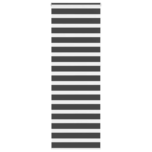 Zebra Blind Black 80x230 cm Fabric Width 75.9 cm Polyester