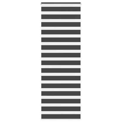 Zebra Blind Black 85x230 cm Fabric Width 80.9 cm Polyester