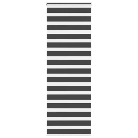 Zebra Blind Black 85x230 cm Fabric Width 80.9 cm Polyester
