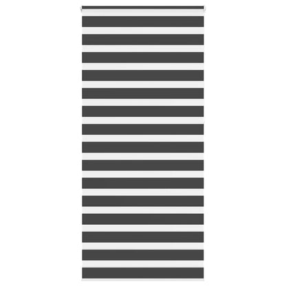 Zebra Blind Black 100x230 cm Fabric Width 95.9 cm Polyester