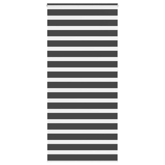 Zebra Blind Black 105x230 cm Fabric Width 100.9 cm Polyester