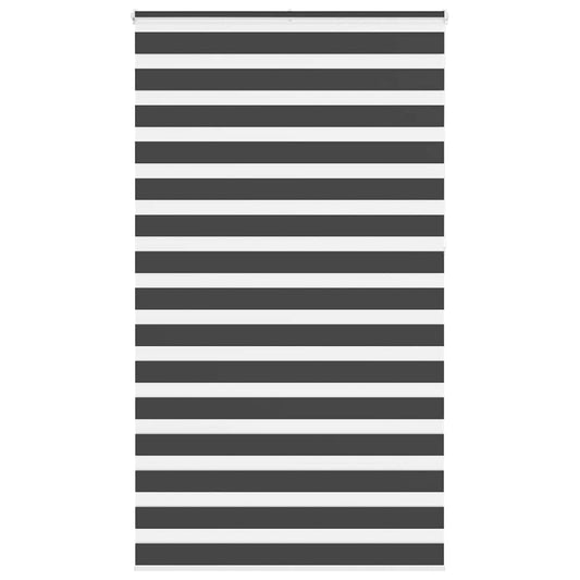 Zebra Blind Black 120x230 cm Fabric Width 115,9 cm Polyester