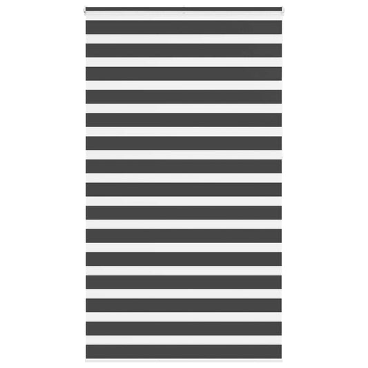 Zebra Blind Black 130x230 cm Fabric Width 125.9 cm Polyester