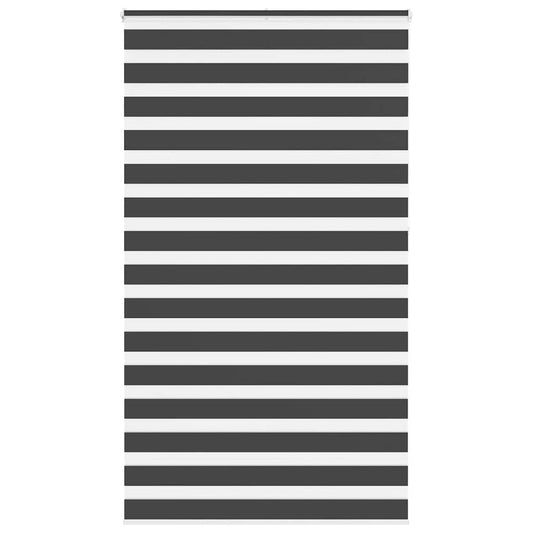 Zebra Blind Black 135x230 cm Fabric Width 130.9 cm Polyester
