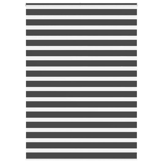 Zebra Blind Black 155x230 cm Fabric Width 150.9 cm Polyester