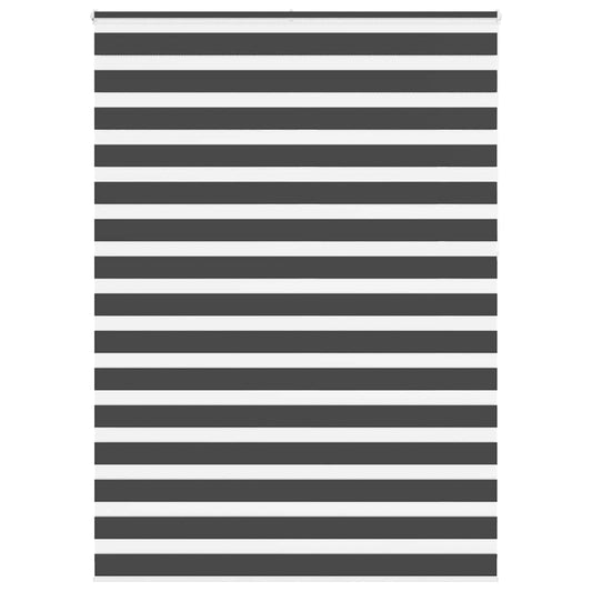 Zebra Blind Black 165x230 cm Fabric Width 160.9 cm Polyester