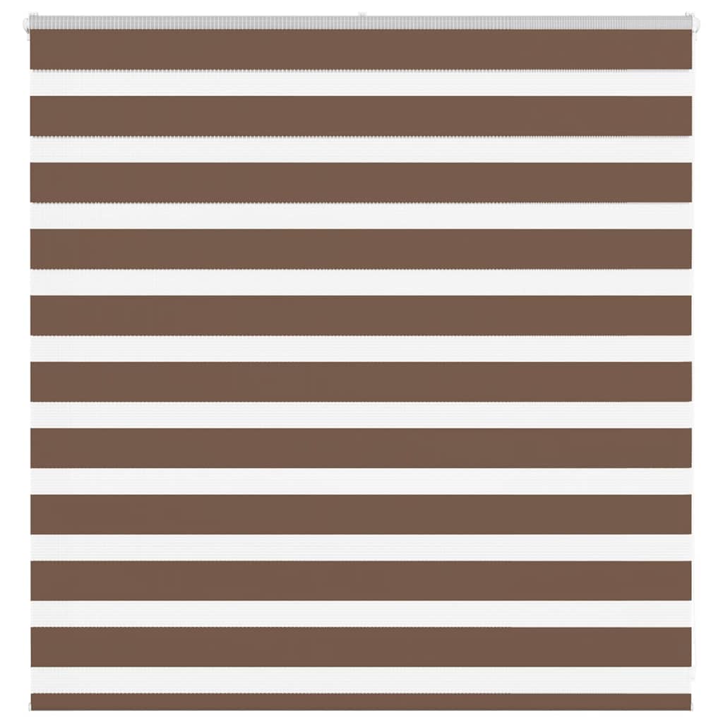 Zebra Blind Brown 140x100 cm Fabric Width 135.9 cm Polyester