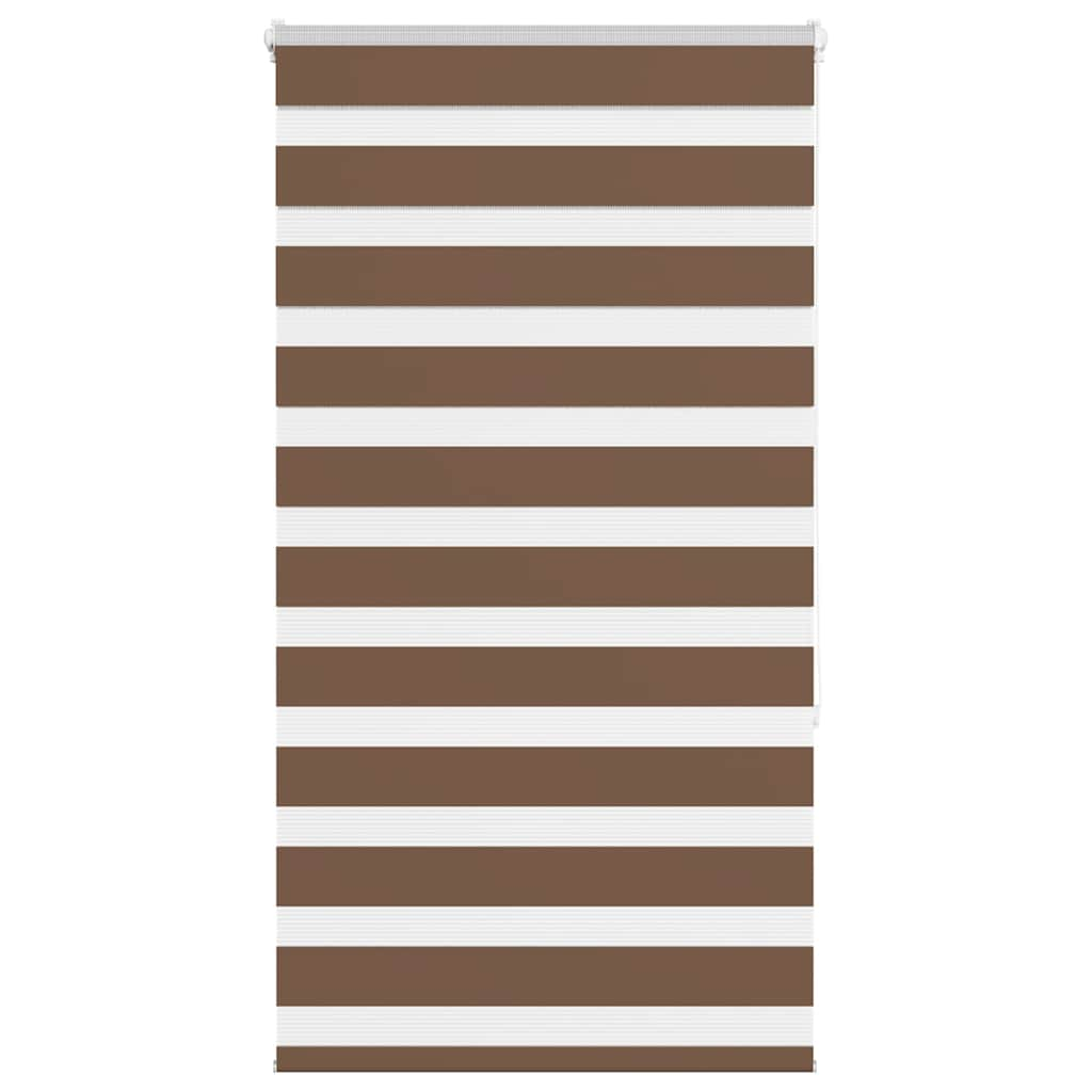 Zebra Blind Brown 70x150 cm Fabric Width 65.9 cm Polyester