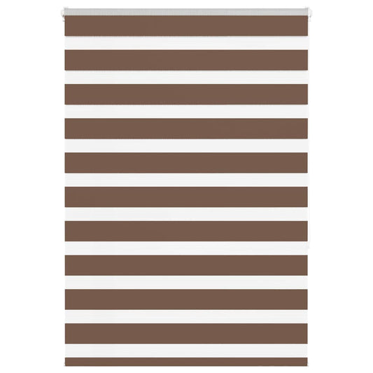 Zebra Blind Brown 100x150 cm Fabric Width 95.9 cm Polyester