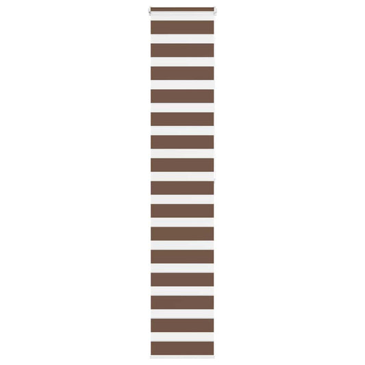 Zebra Blind Brown 45x200 cm Fabric Width 40.9 cm Polyester