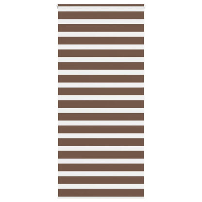 Zebra Blind Brown 115x200 cm Fabric Width 110.9 cm Polyester