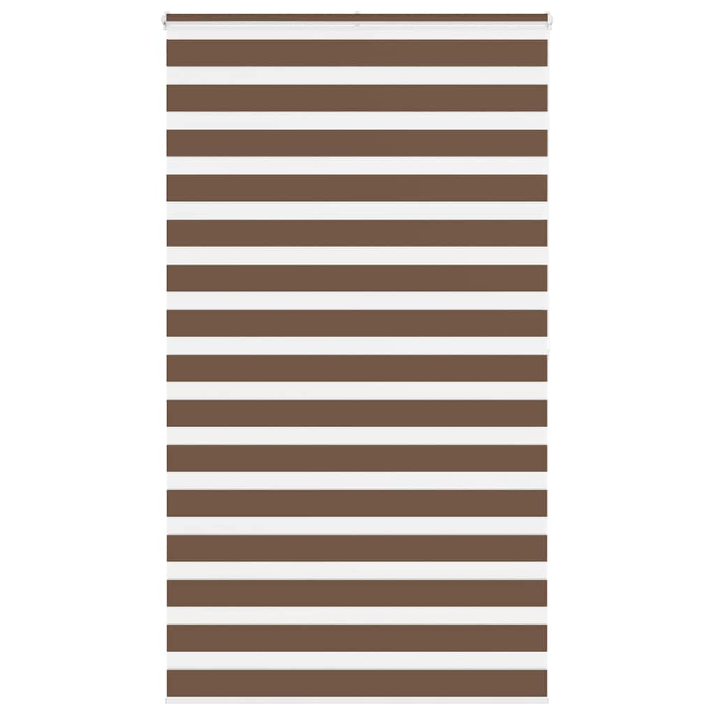 Zebra Blind Brown 120x200 cm Fabric Width 115.9 cm Polyester