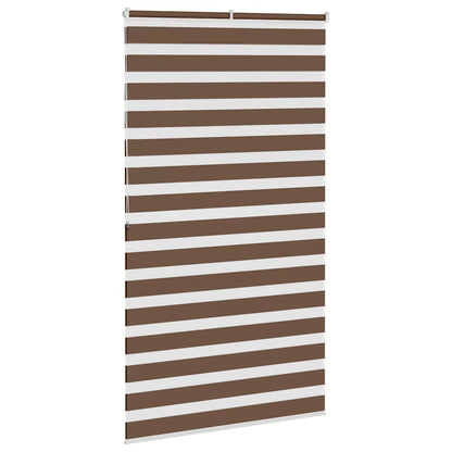 Zebra Blind Brown 120x200 cm Fabric Width 115.9 cm Polyester