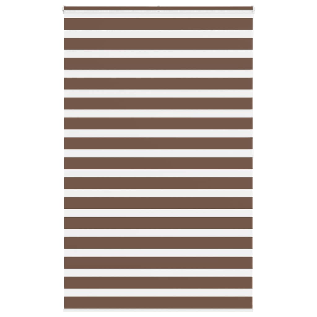 Zebra Blind Brown 140x200 cm Fabric Width 135.9 cm Polyester