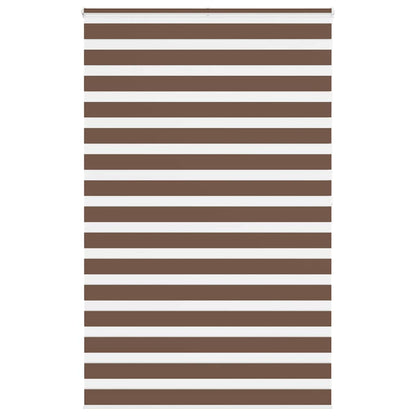 Zebra Blind Brown 140x200 cm Fabric Width 135.9 cm Polyester