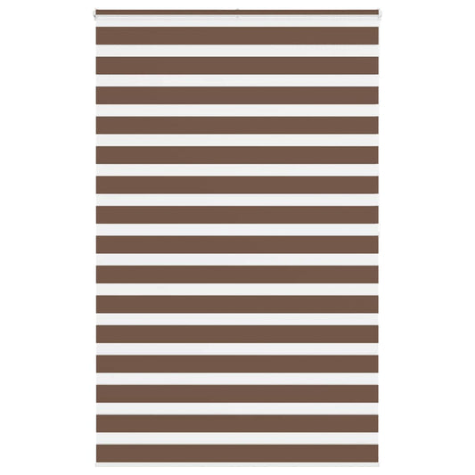 Zebra Blind Brown 140x200 cm Fabric Width 135.9 cm Polyester