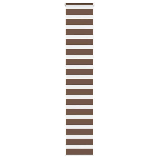 Zebra Blind Brown 50x230 cm Fabric Width 45.9 cm Polyester