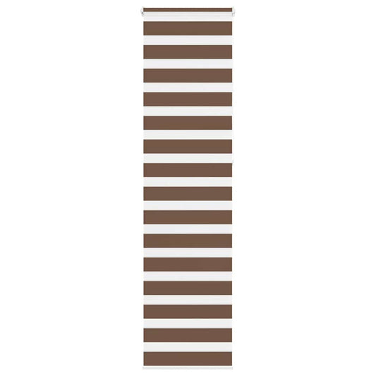 Zebra Blind Brown 55x230 cm Fabric Width 50.9 cm Polyester