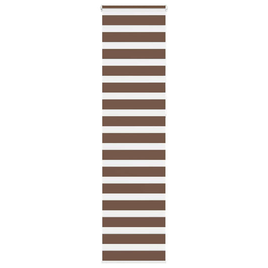 Zebra Blind Brown 65x230 cm Fabric Width 60.9 cm Polyester