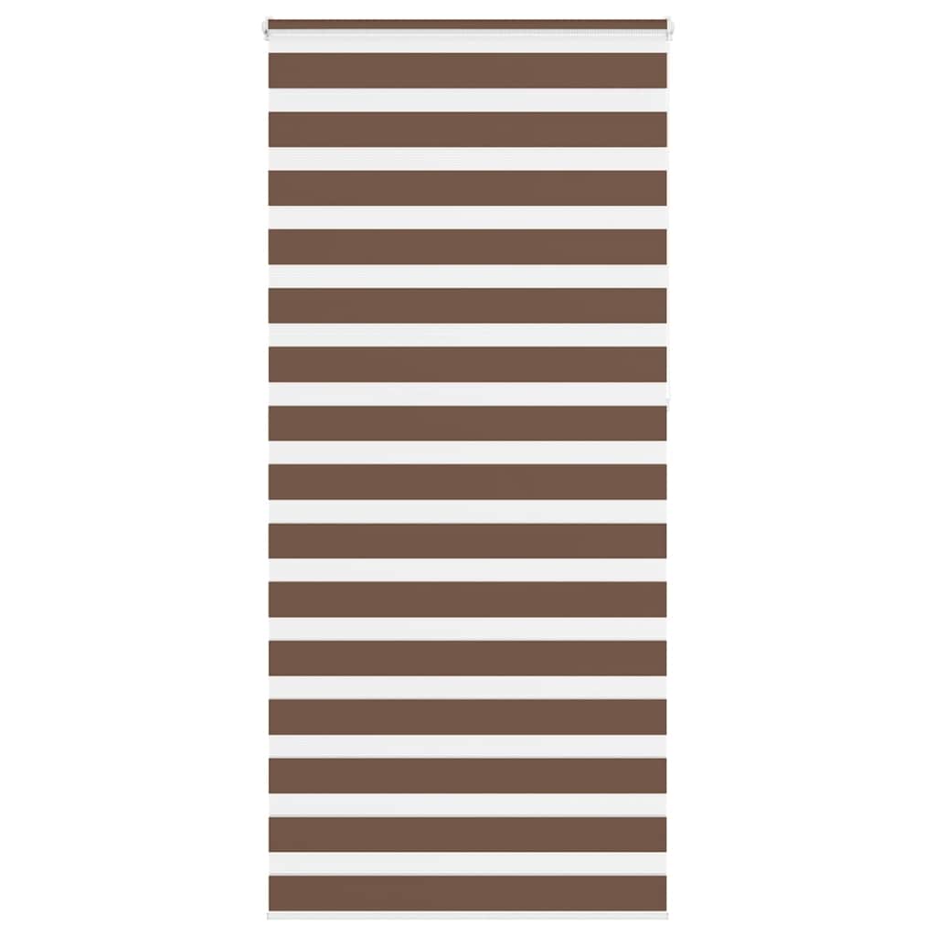 Zebra Blind Brown 105x230 cm Fabric Width 100.9 cm Polyester