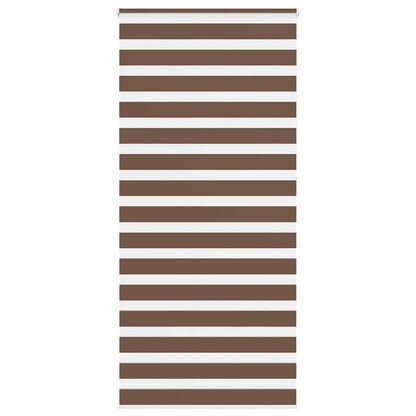Zebra Blind Brown 105x230 cm Fabric Width 100.9 cm Polyester