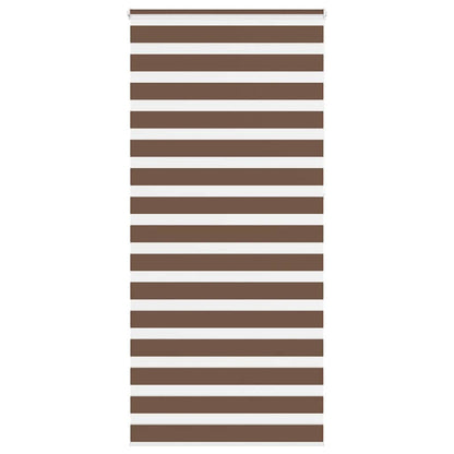 Zebra Blind Brown 115x230 cm Fabric Width 110.9 cm Polyester