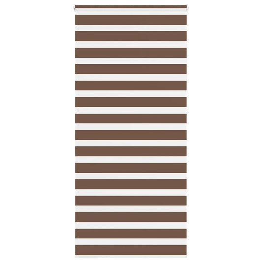 Zebra Blind Brown 115x230 cm Fabric Width 110.9 cm Polyester