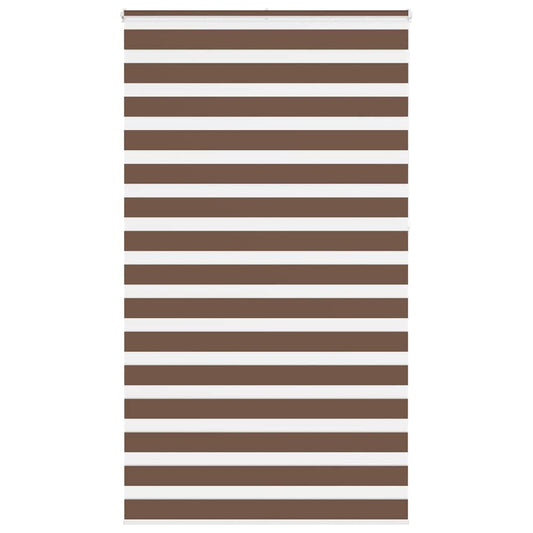 Zebra Blind Brown 135x230 cm Fabric Width 130.9 cm Polyester