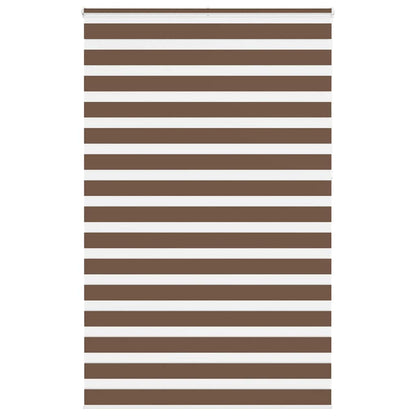Zebra Blind Brown 150x230 cm Fabric Width 145.9 cm Polyester