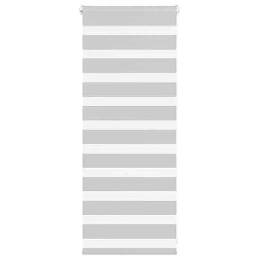Zebra Blind Light Grey 55x100 cm Fabric Width 50.9 cm Polyester